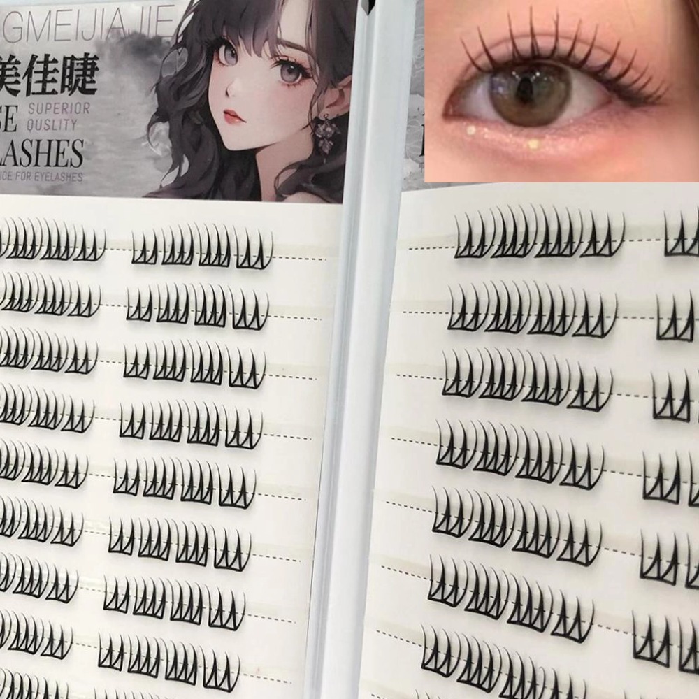 Eyelash Extension Korea - U forma sem cola cílios postiços