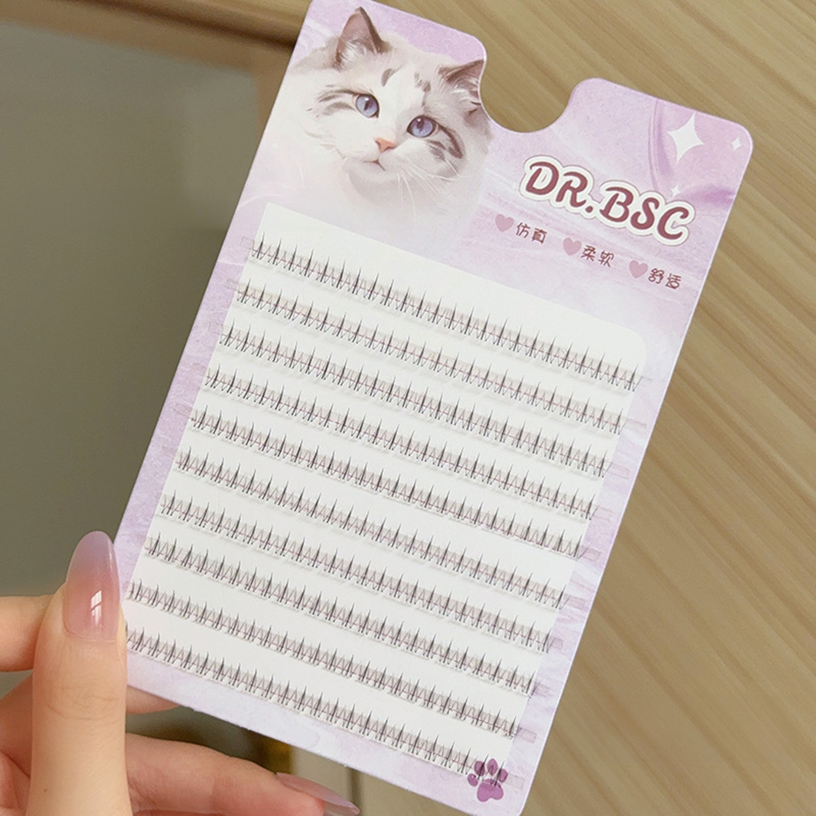 Eyelash Extension Korea - Cílios postiços com fundo de banda