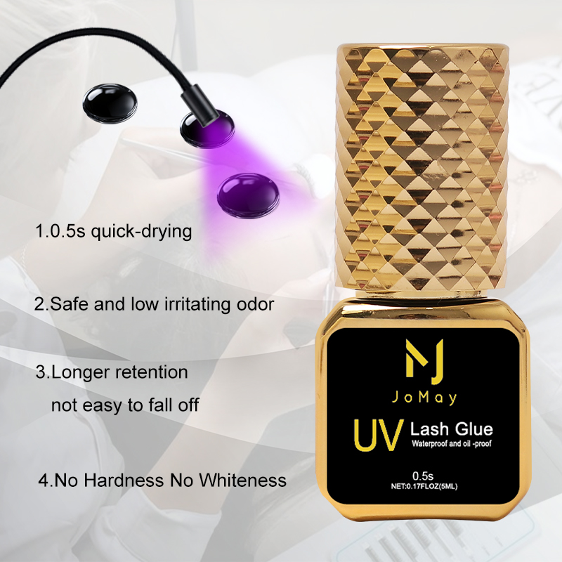 Jomay 5ml cílios adesivo 0.5s  - Eyelash Extension Uv avaliação e preço