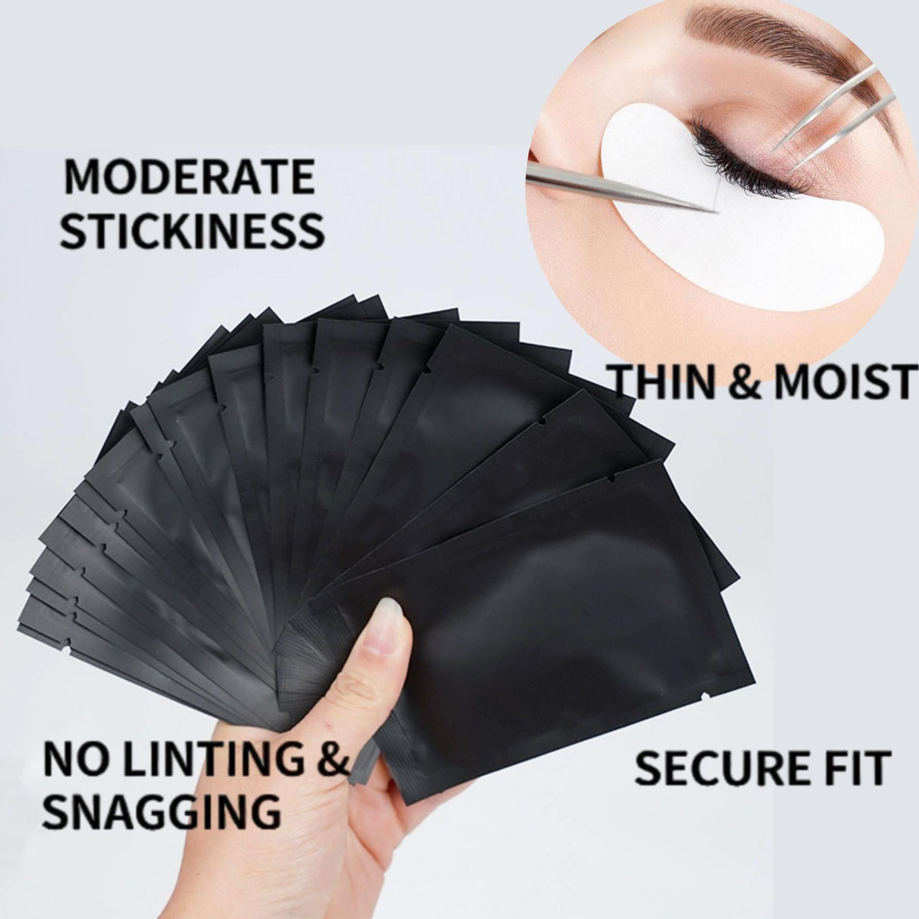 25/50 Pares de Adesivos Pretos - Eyelash Extension Uv avaliação e preço