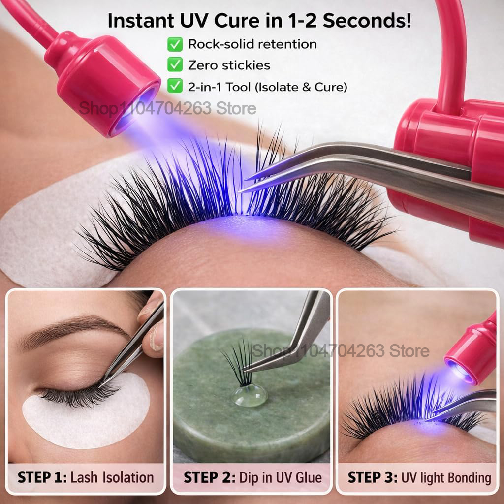 Mini Luz UV para Cílios 180 °  - Eyelash Extension Uv avaliação e preço