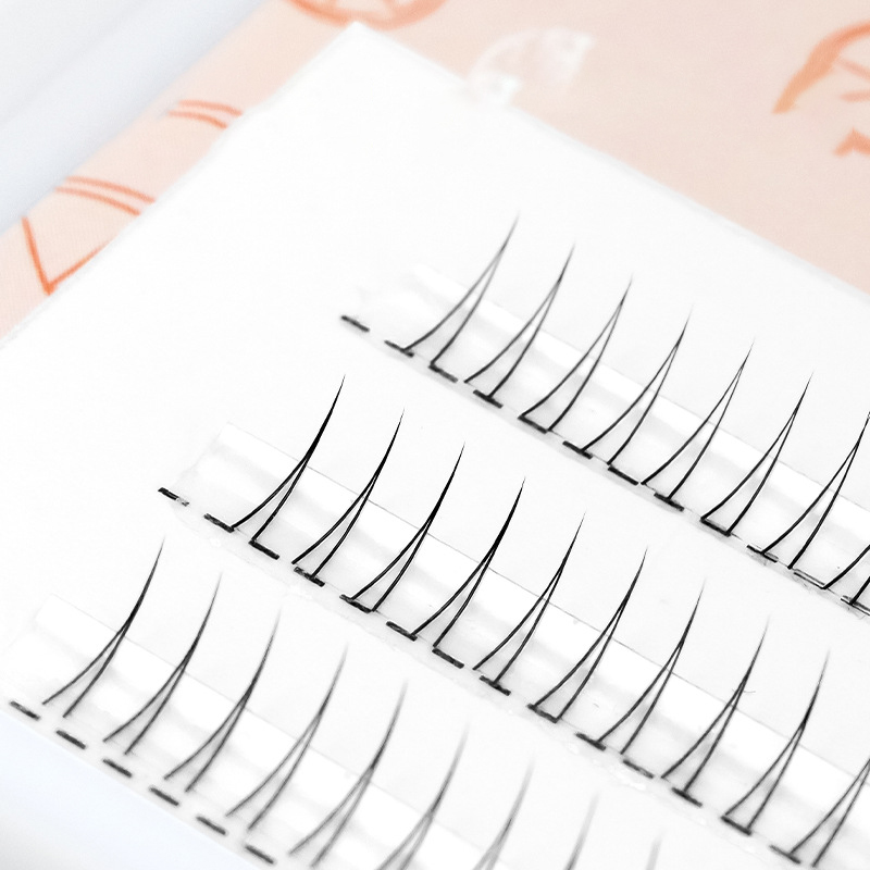 J curl v forma sob cílios em q - Eyelash Extension Korea avaliação e preço