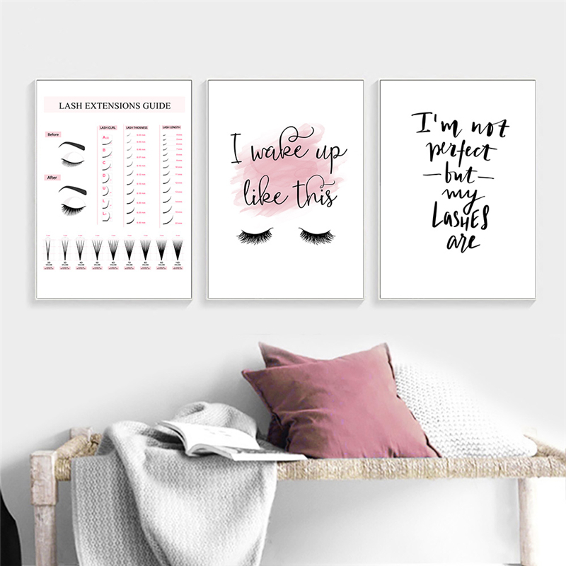 Extensões de cílios guia carta - Eyelash Extension Quotes avaliação e preço