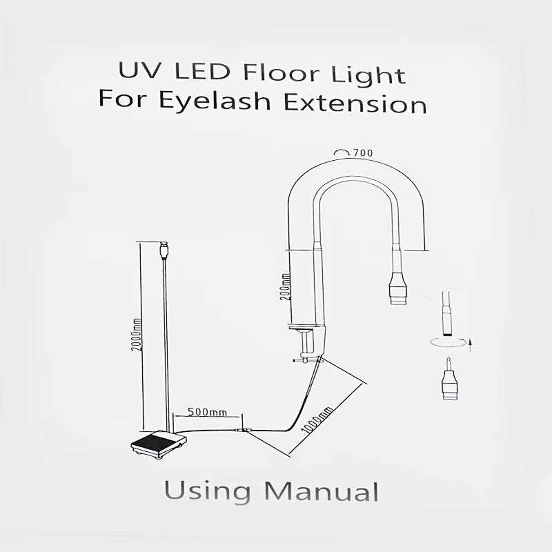 Cola uv para cílios, 5w, led,  - Eyelash Extension Uv avaliação e preço